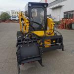 Heavy Duty Bobcat Mini Skid Steer Loader 2tons Diesel Mini Loader
