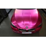 Slidable Air Release Wrap Matte Soul Red Crystal Metallic Vinyl Wrap SGS for sale
