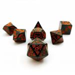 Polymodial Resin Dice 7PCS RPG Dice Set D4 D6 D8 D10 D12 D20 D20 for sale