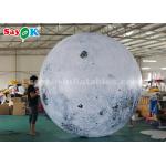 3m Giant Advertising Inflatable Lighting Decoration Moon Globe Ball for sale