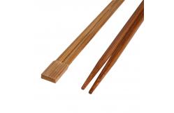 China Custom Logo Compostable Reusable Bamboo Chopsticks Disposable Carbonized Dining supplier