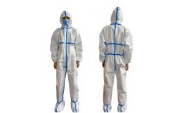 China Anti Bacteria Disposable Patient Gowns , Breathable Disposable Body Suit supplier
