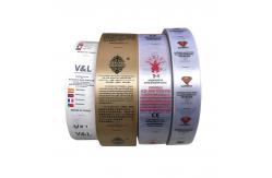 China Printed Garment Recycled Polyester Care Label Symbols Meaning Washing Instruction Labels supplier