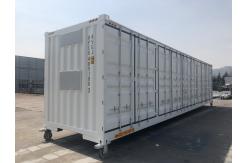 China 40ft Side Open Equipment Shipping Containers Sandwich Panel Rock Wool Insulated supplier