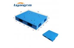 China Euro Size HDPE Pallets 4000kg Load Lightweight Plastic Pallets supplier