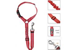 China Adjustable Dog Seat Belt Collars Harness Restraint With Elastic Bungee Buffer supplier