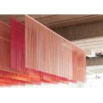 Customized 1.9mm Chain Link Screen Curtain Anodized Multiple Colors Decoration Aluminum for sale