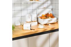 China OEM Metal Bread Bin Set For Kitchen Storage And Freshness Preservation supplier