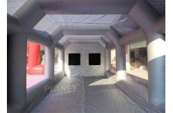 China 7m Long Inflatable Spray Booth With Blower Fire - Retardant EN14960 SGS CE supplier