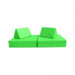 6 Piece Microsuede Foam Soft Play Couch No Inner Liner For Creative Kids for sale