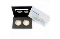 China Matte Black Empty Eyeshadow Palette Containers  CMYK Pantone Hot Foil Stamping supplier