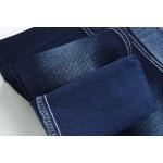 11 Oz Crosshatch Slub Denim Fabric 3/1 Weaving Dark Blue for sale