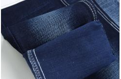China 11 Oz Crosshatch Slub Denim Fabric 3/1 Weaving Dark Blue supplier