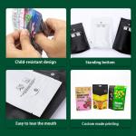 Premium Child-Resistant Mylar Pouches - Airtight Seal for Snacks, Medicines & Small Essentials