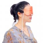 Graphene Heat Packs Electric Silk Eye Mask For Man Women Sleep for sale