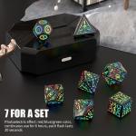Christmas Elements LED Rechargeable Game Dice Set Dragon And Dungeon