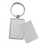 Sublimation Metal Key Chain Blanks Promotional Heat Press Keychain for sale