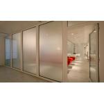 Movable Partition Walls Flexible Frosted Glass Room Dividers For Office