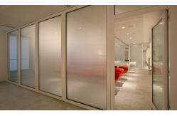 China Movable Partition Walls Flexible Frosted Glass Room Dividers For Office supplier