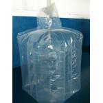 Large 4mil 6mil Thickness PE Square Baffle Liners Attached To Big Bags for sale