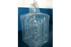 China Large 4mil 6mil Thickness PE Square Baffle Liners Attached To Big Bags supplier