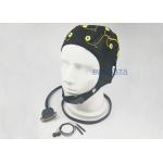 Brain Wave Test EEG Electrode Cap / Wearable EEG Cap For Monitoring Mental Health for sale