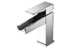 China Single Lever Mixer Brass Waterfall Faucet For Bathroom supplier