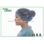 PE Disposable Shower Caps / Transparent Polythene Bouffant Hair Nets