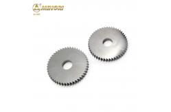 China Round Tungsten Carbide Cutter Blade 92HRA Hardness MR10X Grade supplier