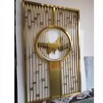 304 Stainless Steel Partition Wall Living Room Privacy Laser Cut Partition for sale
