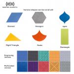 Fire Resistant PET Acoustic Panels Acoustic Panel Manufacturers for Buildings