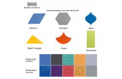 China Fire Resistant PET Acoustic Panels Acoustic Panel Manufacturers for Buildings supplier