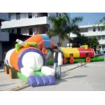Amusement Park Games, Inflatable Tunnel Maze / Inflatable Tunnel Train for sale