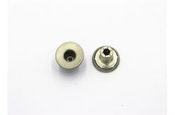 China Eco Friendly Metal Clothing Buttons , Decorative Hollow Buttons Personalized Design supplier