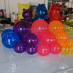 Giant Translucent Colorful Inflatable Clear Ball For Decoration for sale