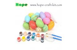 China Assorted colors Plastic Easter eggs Gachapon Eggs surprise eggs Gacha Ball With 4 Colours Water Color Pen for kids DIY supplier