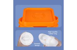 China Durable Plastic Feeder Food Grade Plastic Buckets With Handle and Lid supplier