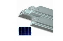 China Silvery Anodized  Aluminum Solar Panel Frame Clear Satin Bronze 35*35mm supplier