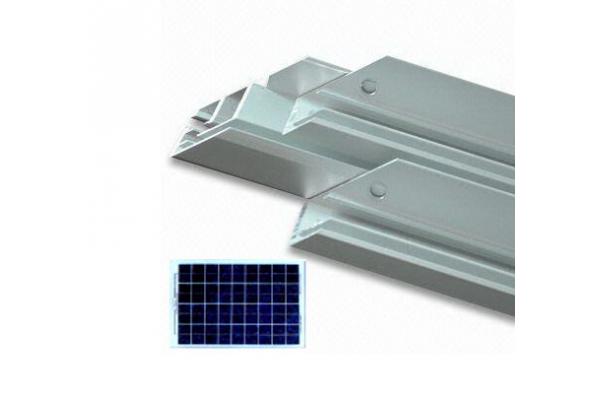 Silvery Anodized Aluminum Solar Panel Frame Clear Satin Bronze 35*35mm