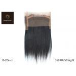 Seamless Undetectable 360 Lace Frontal Human Hair Closure 4 By 4 for sale