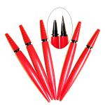 Beautiful Shape Empty Eyeliner Pencil , Empty Cosmetic Pencil Silk Printing Waterproof