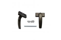 China Door And Window Lock Lever Handle With 91mm Shaft Polished Finish supplier