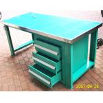 Custom Steel Construction Industrial Work Benches With Hardwood Fireproofing Board