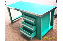 China Custom Steel Construction Industrial Work Benches With Hardwood Fireproofing Board supplier