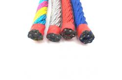 China 6 Strand 16mm Steel Core Polyester Combination Playground Wire Rope supplier