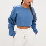 Women Cropped Sweater Soft Crewneck Sweatshirt Customized for sale