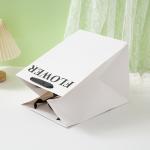 Eco-Friendly Flower Paper Bags With Handle For Bouquets And Gifts for sale