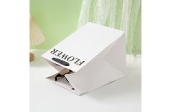 China Eco-Friendly Flower Paper Bags With Handle For Bouquets And Gifts supplier