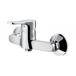 High Gloss Mirror Chrome One Lever Shower Mixer Faucet Easy Cleaning for sale