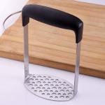Stainless Steel Garlic Press Manual Kitchen Gadget Mashed Potato Masher Modern